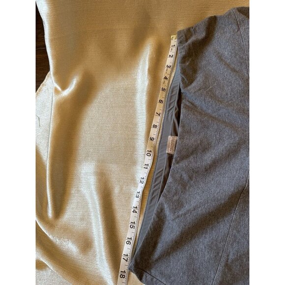 Chico's Zenergy Gray Grey Women's Leggings Pants Size 3P PETITE Cotton‎ Blend - Picture 4 of 8